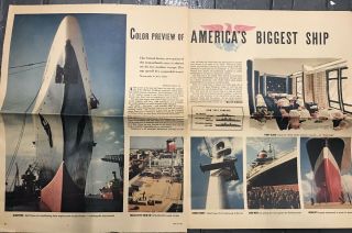 Ss United States Pre Maiden Voyage Article,  Lady In Waiting Dvd & More