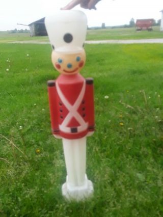 1 Union Products Toy Soldier Nutcracker Blow Mold No Cord