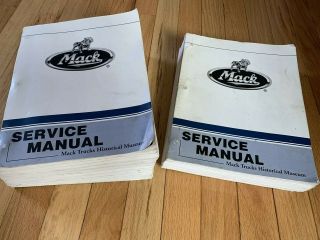 Ts442 Mack Truck Components Service Shop Repair Manuals 1 & 2 Historical Museum