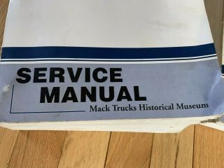 TS442 Mack Truck Components Service Shop Repair Manuals 1 & 2 Historical Museum 2