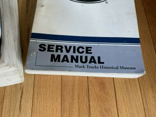TS442 Mack Truck Components Service Shop Repair Manuals 1 & 2 Historical Museum 3