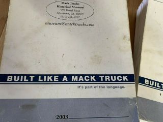 TS442 Mack Truck Components Service Shop Repair Manuals 1 & 2 Historical Museum 7