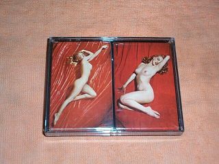 1976 Marilyn Monroe Pin Up Playing Cards - Double Deck - Nude