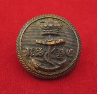Royal Southern Yacht Club Large Victorian Gilt Button