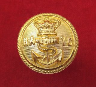 Royal Anglesey Yacht Club Large Victorian Gilt Button – 1st Pattern.