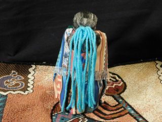 Navajo Handmade doll.  Spiderwoman.  6 1/2 inches tall. 3
