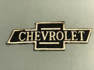Vintage Chevrolet Bow Tie Sew On Patch Large 8.  5 "