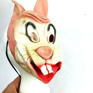 Vintage Bunny Mask Soft Antique Halloween Easter Antique 60 