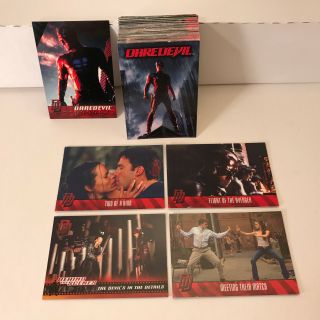 Daredevil The Movie Complete Card Set Ben Affleck & Jennifer Garner W/ Promo P2