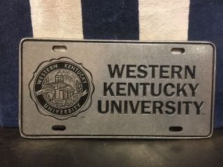 Western Kentucky University Booster License Plate
