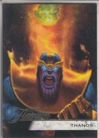 2019 Flair Marvel Thanos Flairium Card 150