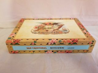 San Cristobal Revelation Legend Empty Cigar Box