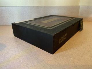 JAVA CORONA MADURO by Drew Estate Premium Empty Black Wooden Cigar Box w/ DE Tag 3