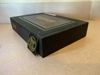 JAVA CORONA MADURO by Drew Estate Premium Empty Black Wooden Cigar Box w/ DE Tag 4