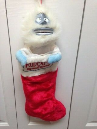 Bumble The Abominable Snowman Christmas Stocking Rudolph Red Nosed Reindeer