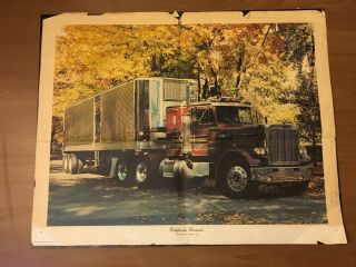 Vintage Peterbilt Truck Posters 1977 4