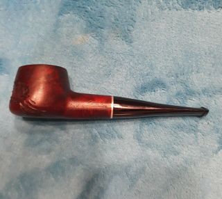 Vintage Aged Imported Briar Poker Estate Pipe.  Flames And Rusticated Patche