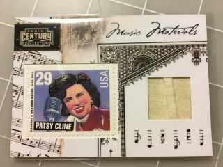 2010 Panini Century Music Stamp Materials 5 Patsy Cline 15/25