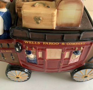 Wells Fargo Cookie Jar 2003 Collectors Piece