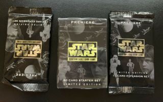 Star Wars Premiere Customizable Card Game,  2 - 15 Card Expansions