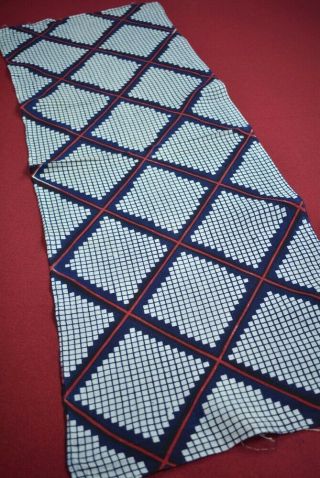 St25/50 Vintage Japanese Fabric Cotton Antique Boro Patch Indigo Blue 39.  8 "