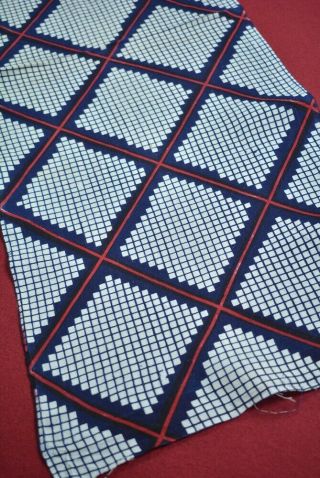 ST25/50 Vintage Japanese Fabric Cotton Antique Boro Patch Indigo Blue 39.  8 
