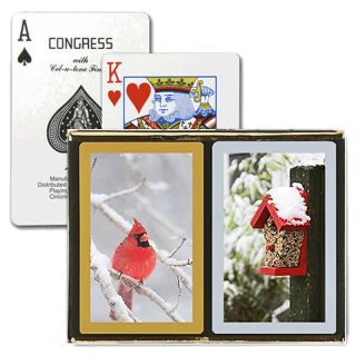 Congress Cardinal Bridge Playing Cards 2 Deck Set Standard Index
