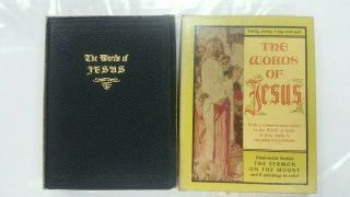1943 Boxed The Words Of Jesus Book/bible