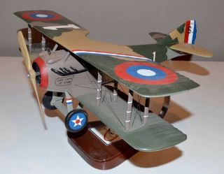 Spad S.  Xiii World War I Scale Display Model - 94th Aero Squadron Hat In The Ring