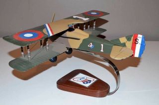 Spad S.  XIII World War I Scale Display Model - 94th Aero Squadron Hat in the Ring 2