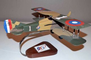 Spad S.  XIII World War I Scale Display Model - 94th Aero Squadron Hat in the Ring 3
