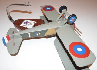 Spad S.  XIII World War I Scale Display Model - 94th Aero Squadron Hat in the Ring 6