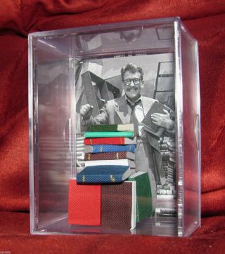 The Twilight Zone " Time Enough At Last " Henry Bemis Collectible Unique Display
