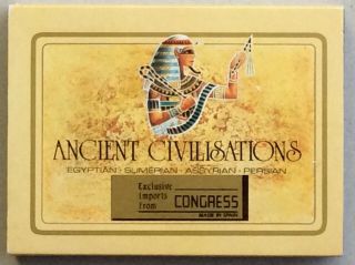 Congress Ancient Civilisations Playing Cards Double Deck Made In Spain