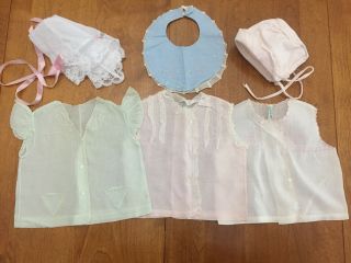 Vintage Baby Clothes From 1950s For Bear Or Doll Clothing 2