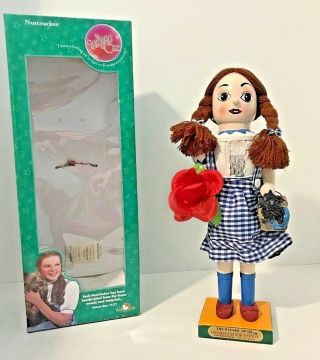 Kurt S.  Adler Wizard Of Oz Nutcracker Dorothy And Toto 14.  5 " Handcrafted