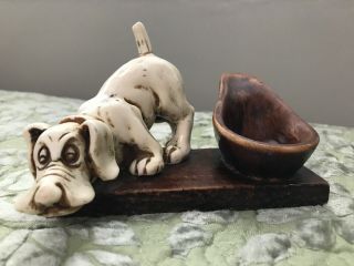 Vintage Hound Dog Pipe Rest Holder
