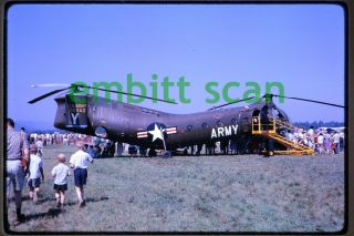 Slide,  Army Piasecki H - 21c Shawnee Helicopter,  1961