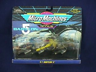 Micro Machines Babylon 5 Galoob 65620 Set 1 1994 Nos Space