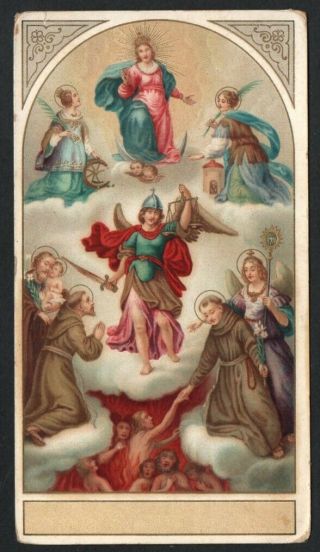 Holy Card Antique De Santos Santino Image Pieuse Andachtsbild Estampa