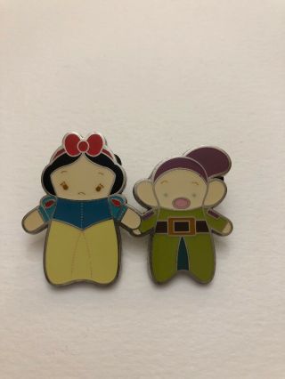 Disney Pin Pook - A - Looz Series Snow White And Dopey Le 250