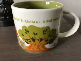 Disney Animal Kingdom V1 You Are Here (yah) Starbucks Mug.