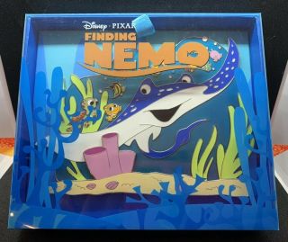 Disney Finding Nemo 15th Anniversary Jumbo Box Pin Squirt Pearl Mr Ray Le 1000