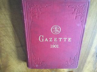 Ctc Gazette1901 Complete Year Professionally Bound