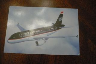 Us Airways Airbus A319 Postcard,
