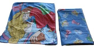 Vintage Disney Cti Sleeping Beauty Duvet Cover Pillowcase Aurora Twin Bed