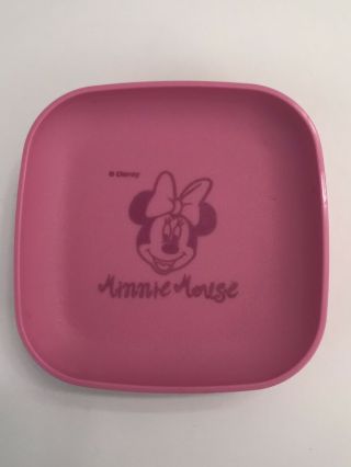Tupperware Toy TUPPERTOY Mini Cup And Plates Minnie Mouse Design Disney Set 2