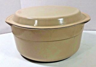 Vintage Anchor Hocking Microware Microwave Bowl Casserole Dutch Oven Large 10 "