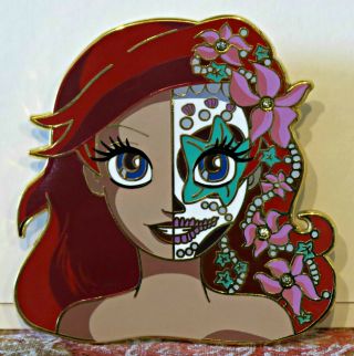 Disney Fantasy Pin Ariel Sugar Skull Jumbo Le 100 Pin Coco Little Mermaid