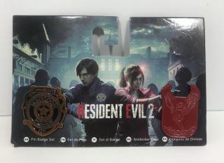 Resident Evil 2 Pin Badge Set Numskull Raccoon City Police Made In Heaven